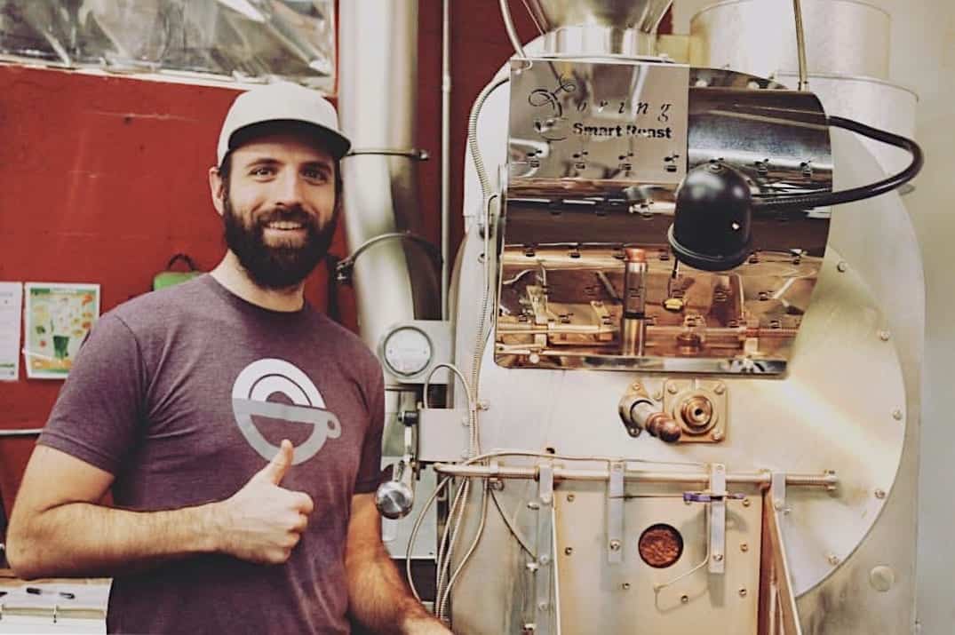 Rob Hoos in front of his Loring