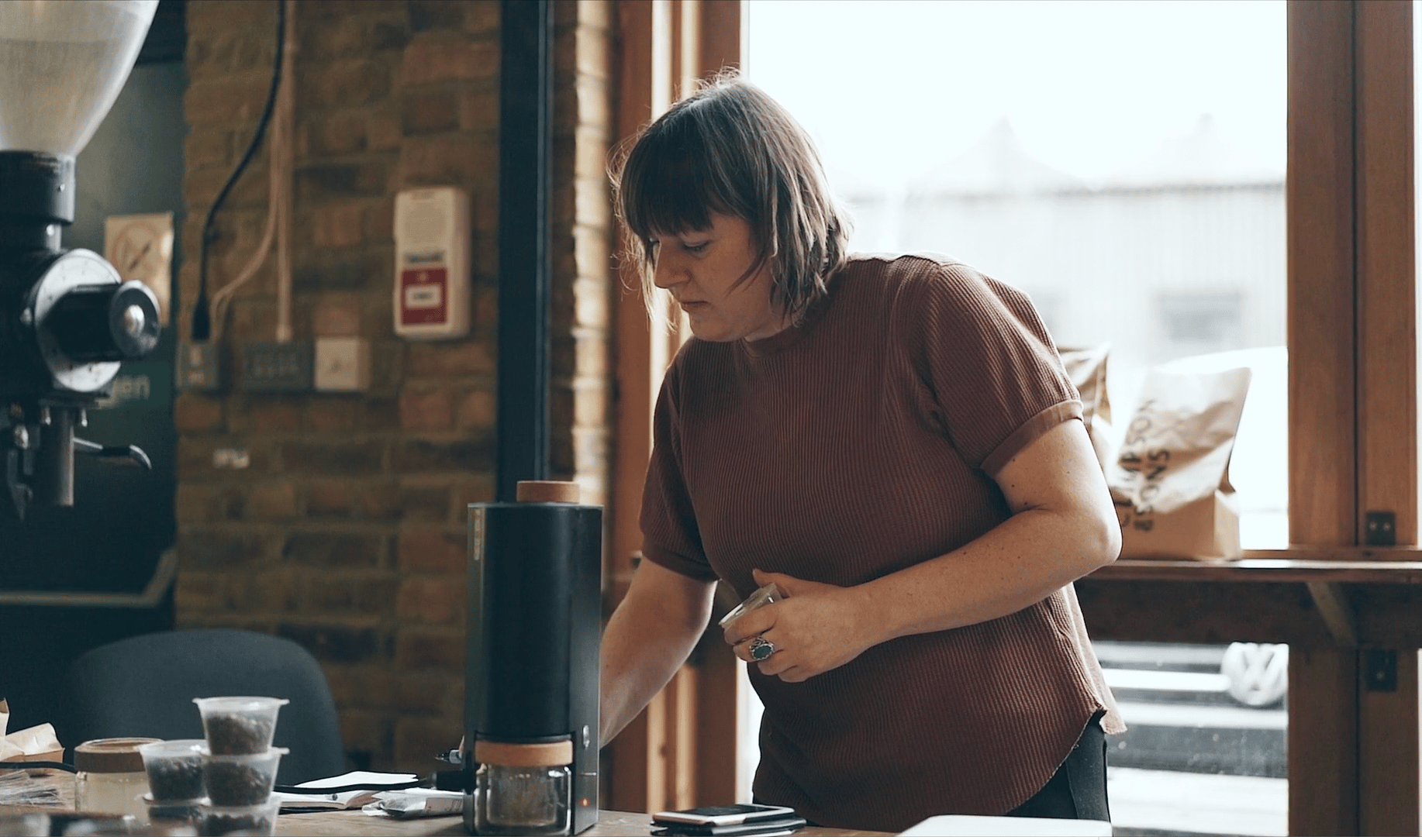 Emily Jackson translating Ikawa roast to production roast